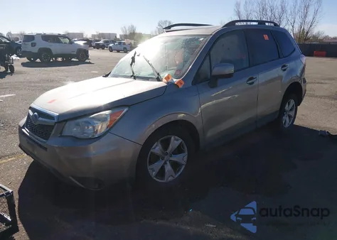 2014 Subaru Forester 2.5I Premium z USA, uszkodzony, nr VIN JF2SJAEC2EH540474